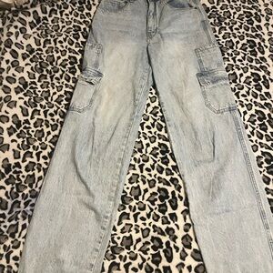 Light Blue Cargo Women’s Jeans